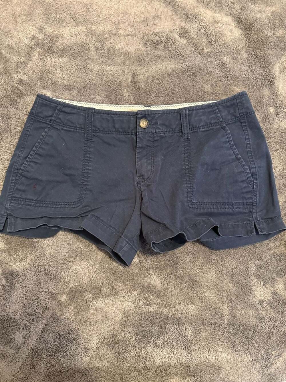 Old Navy Women's Navy Blue Utility Cargo Shorts